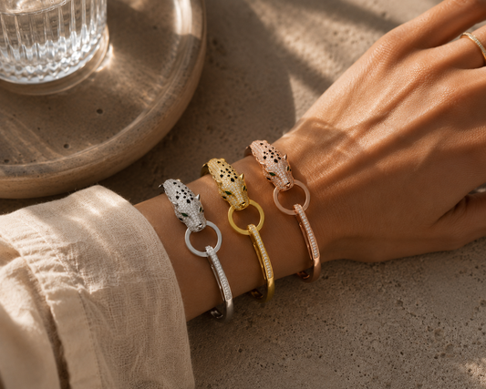 SELENE | Pulsera pantera premium
