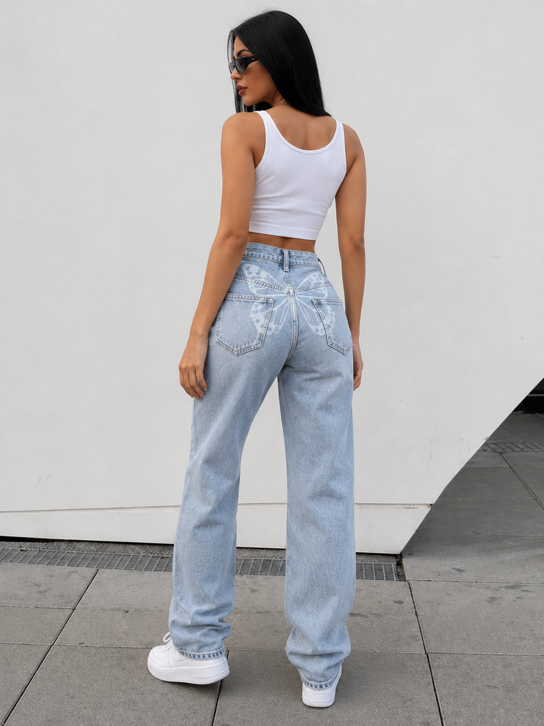 ELYSIA | Jeans rectos de tiro alto